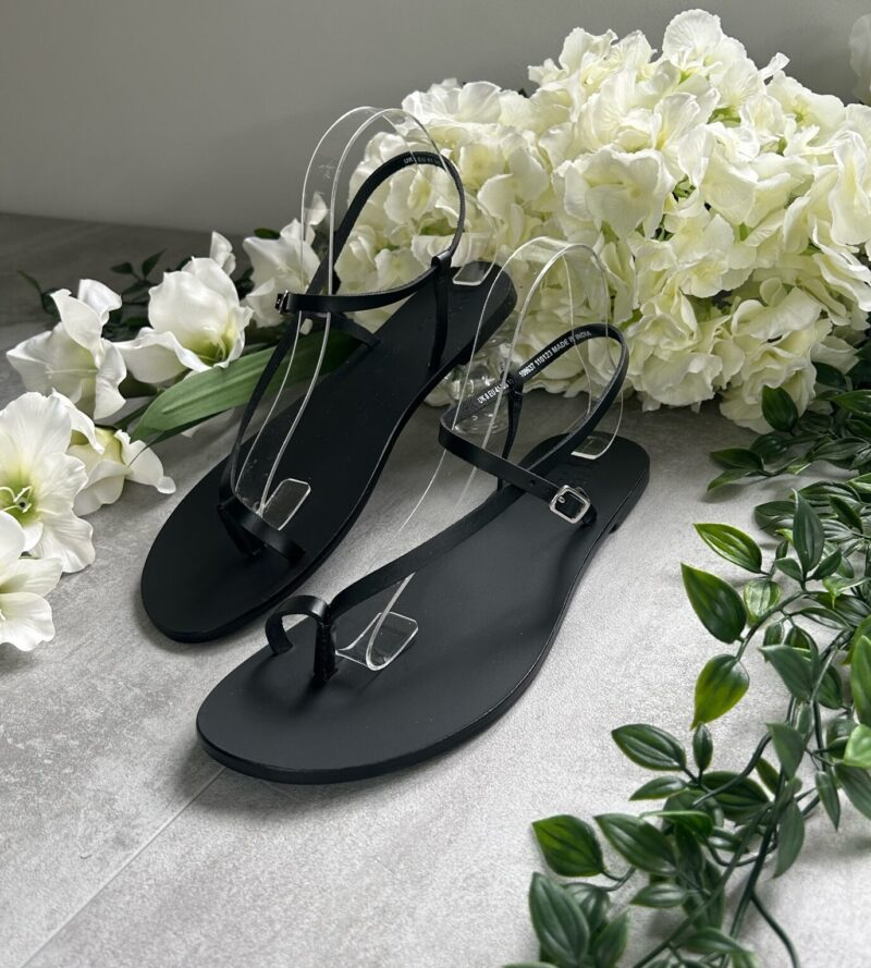 Toe-Loop Sandal (Black) - Image 3